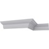 Ekena Millwork 2 1/4"H x 2 3/8"P x 3 1/4"F x 94 1/2"L, (1/2" Repeat) Edinburgh Roped Crown Moulding MLD02X02X03ED